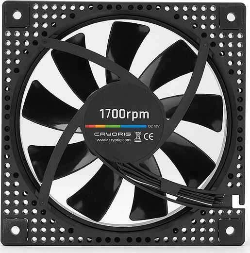 Cryorig Crona S PWM korpuso ventiliatorius, ARGB – 120mm, juodos spalvos