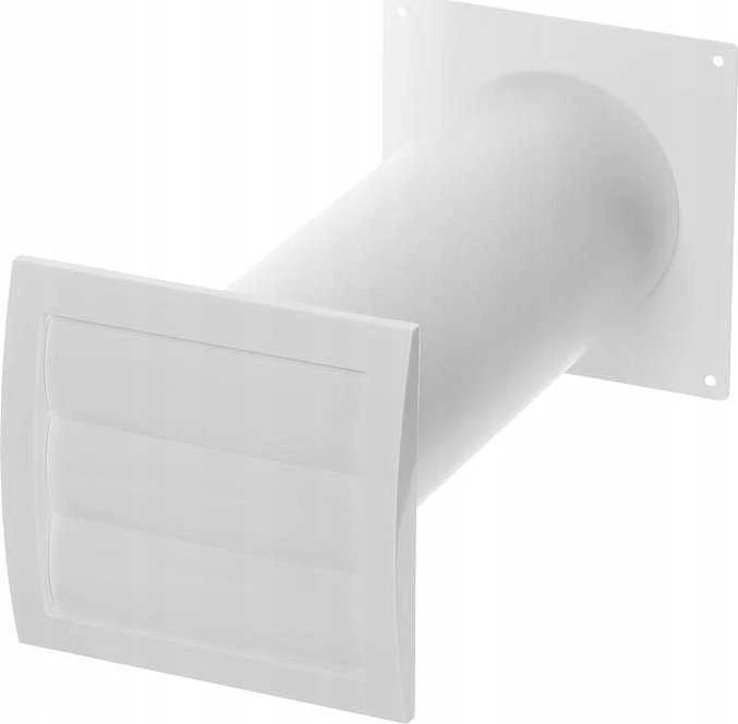 Europlast Vonios kambario ištraukimo ventiliatorius, apvalus EA100 Vonios kambario ventiliatorius, 15 W, skersmuo 10 cm, Baltas