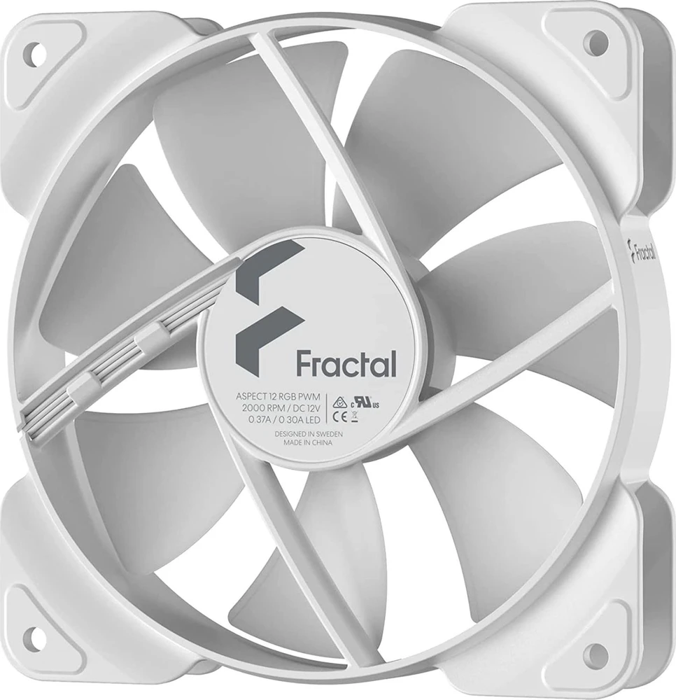 Fractal Design Fraktalų dizainas | 12 aspektas RGB PWM | Baltas Frame | N/A