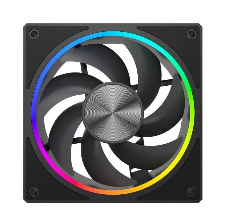 Gembird FAN-HURACAN-ARGB-PWM aušintuvas su RGB žiedu