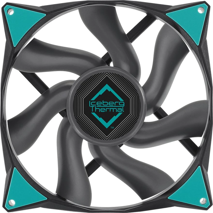 Iceberg Thermal Iceberg IceGALE Xtra 140mm Juodas ventiliatorius (ICEGALE14D-C0A)