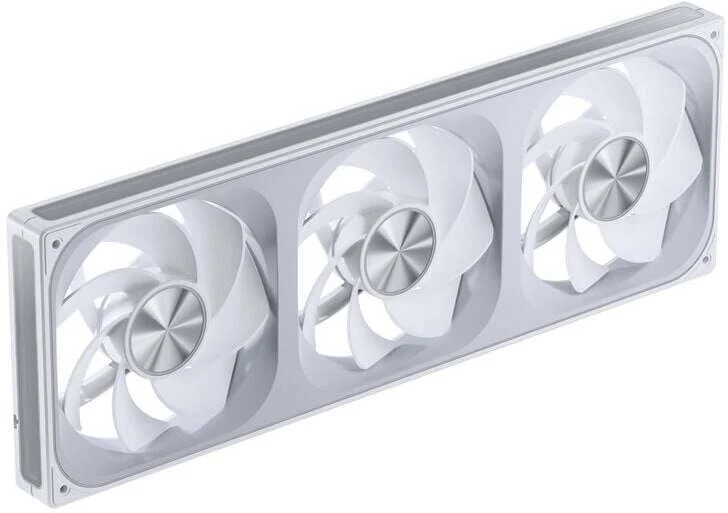 Jonsbo ZA-420WR PWM ventiliatorius, reversinis, ARGB Ø 3x 140 mm, baltas