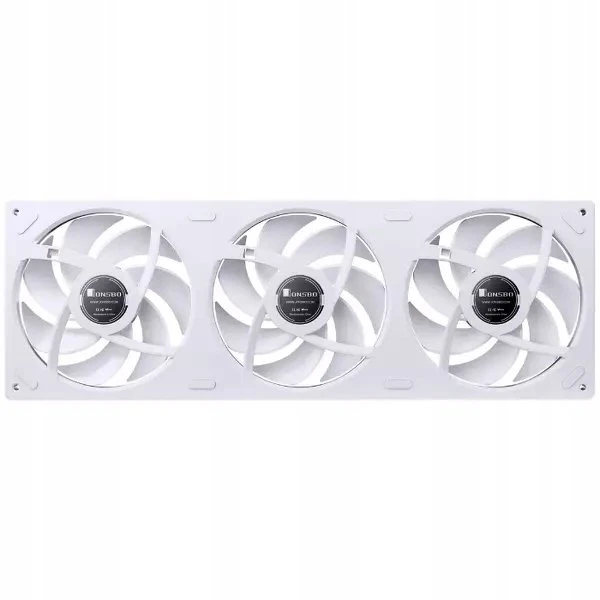 Jonsbo ZA-420W PWM ventiliatorius, ARGB Ø 3x 140 mm, baltas