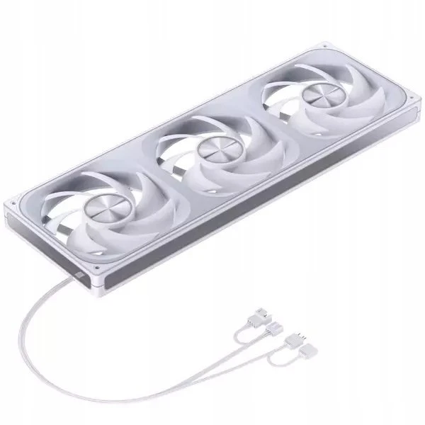 Jonsbo ZA-420W PWM ventiliatorius, ARGB Ø 3x 140 mm, baltas