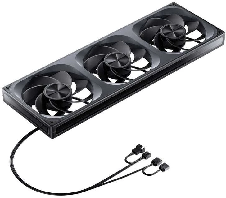Jonsbo ZA-420BR PWM Fan, Reverse, ARGB – 3x 140mm, juodas
