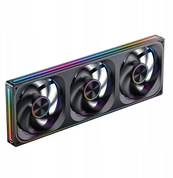 Jonsbo ZA-420B PWM Fan, ARGB – 3x 140mm, juodas