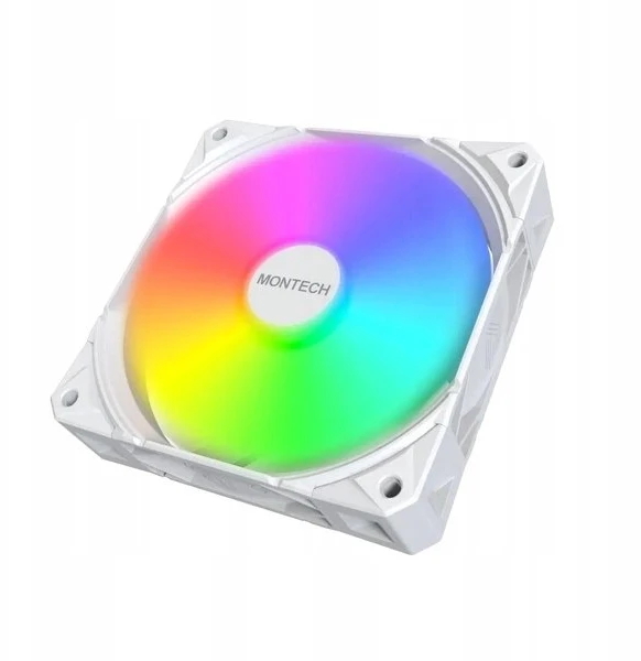 Montech E28 ARGB ventiliatorius su spalvotu apšvietimu