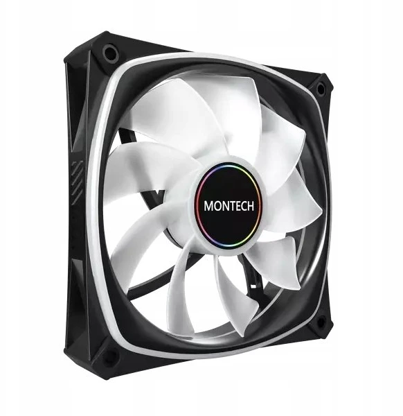 Montech RX120 PRO PWM ventiliatorius su baltais sparneliais