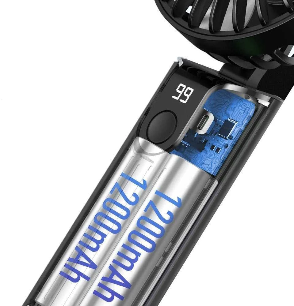Ventiliatorius Wentylator Mozos F30 WIATRAK Belaidis Z AKUMULATOREM