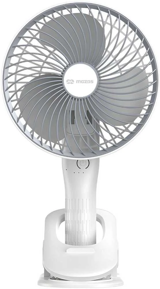 Ventiliatorius Wentylator Mozos F33 Wiatrak belaidis su klipsem i akumulatorem