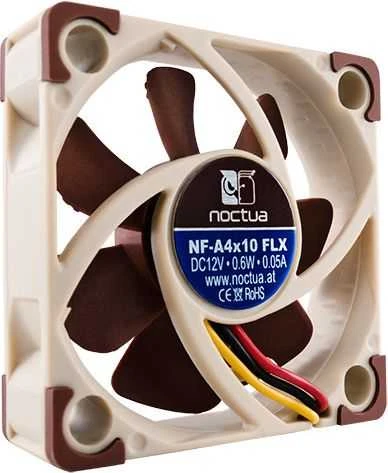Korpuso Ventiliatorius - Noctua NF A4x10 5V PWM Rudas
