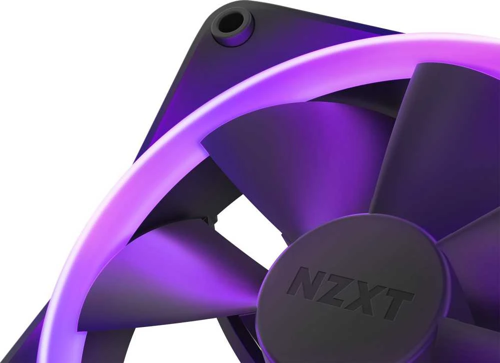 Nzxt F140 RGB 2-pack ventiliatorius + šakotuvas (RF-R14SF-B1)