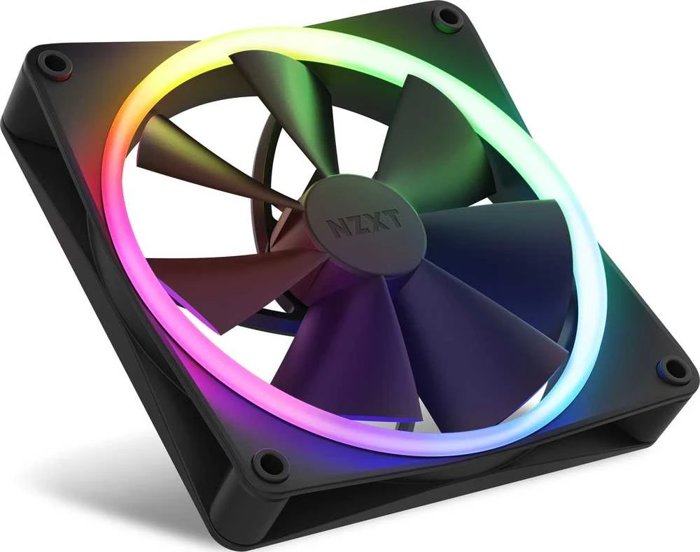 Nzxt F140 RGB 2-pack ventiliatorius + šakotuvas (RF-R14SF-B1)