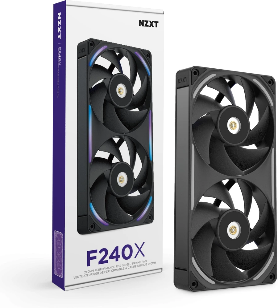 Ventiliatorius Nzxt F240X juodas (RF-U24PN-B1)