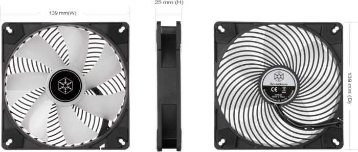SilverStone SST-AP140I-ARGB Air Penetrator 140i, ARGB – 140mm, juodas