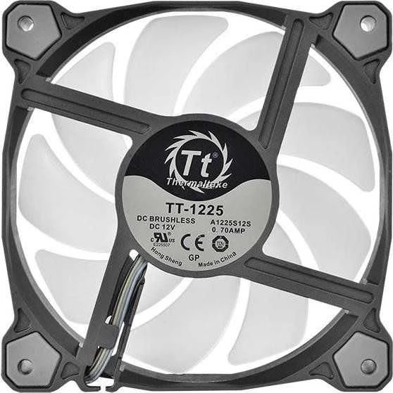 „Thermaltake Pure Plus 12 RGB“ ventiliatorius, 3 pakuotės + šakotuvas (CL-F063-PL12SW-A)