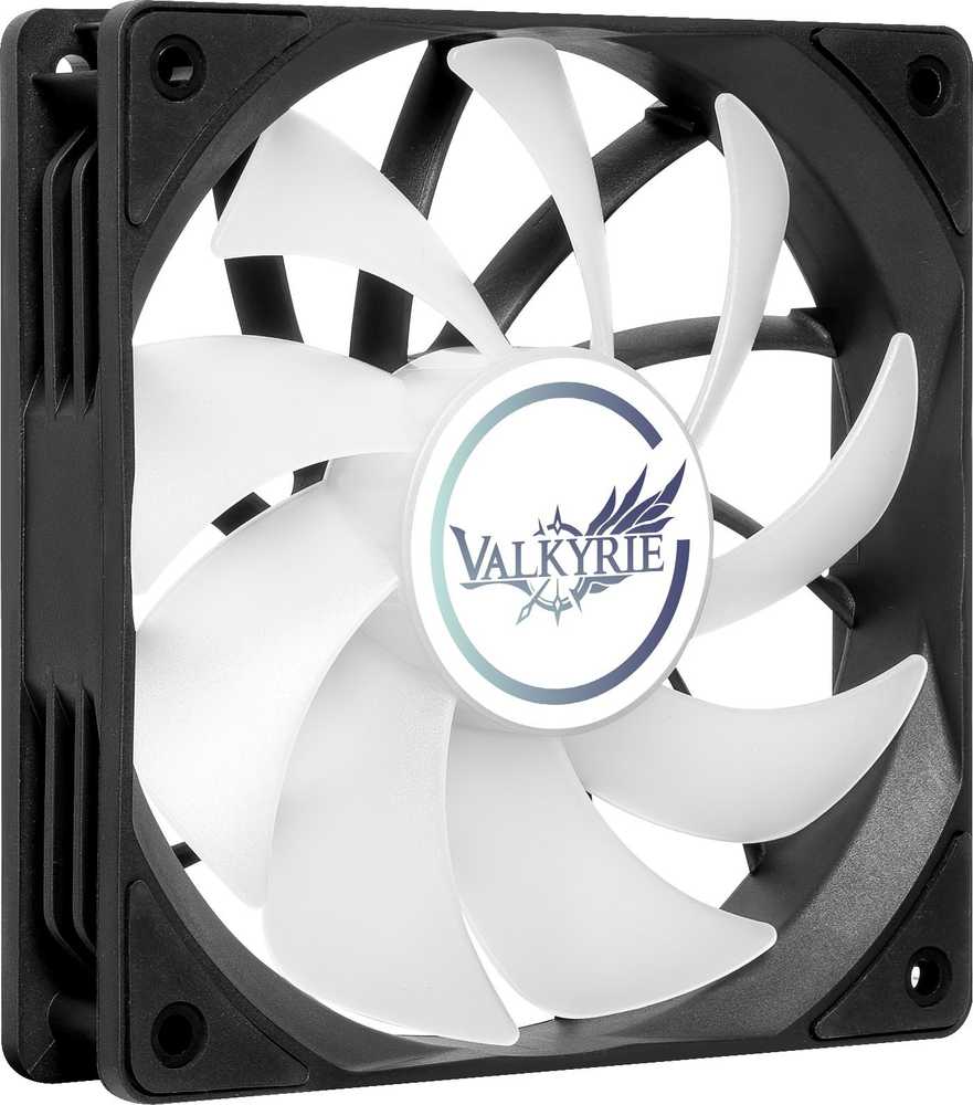 Ventiliatorius - Valkyrie V12F ARGB Baltas 75 CFM