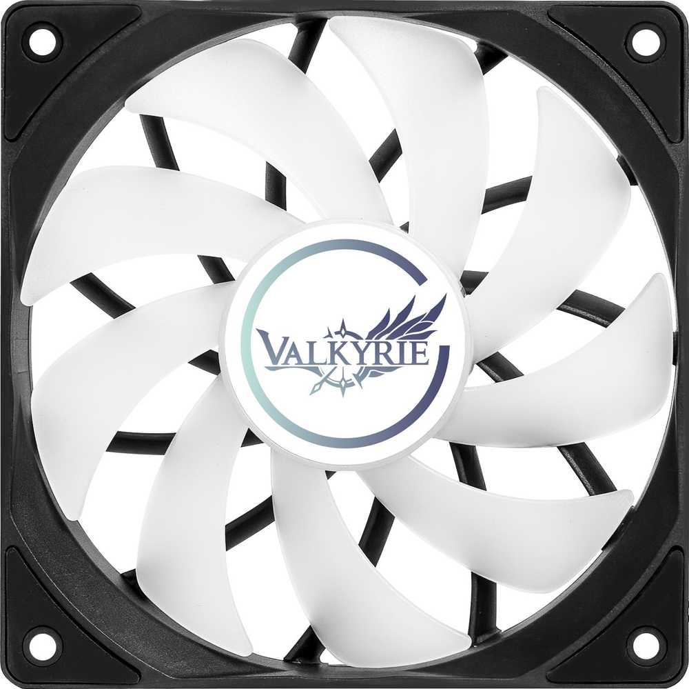 Ventiliatorius - Valkyrie V12F ARGB Baltas 75 CFM