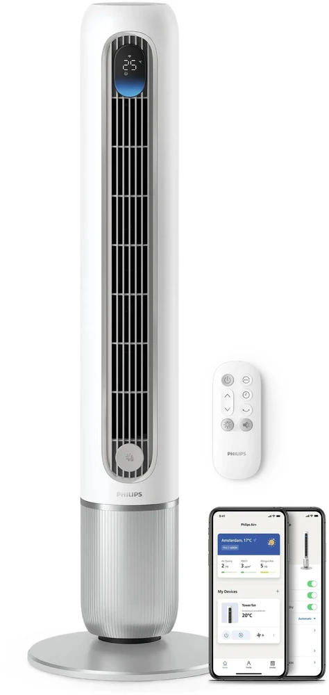 Philips 7000 Serija Išmanusis bokšto formos ventiliatorius, CX7550/00