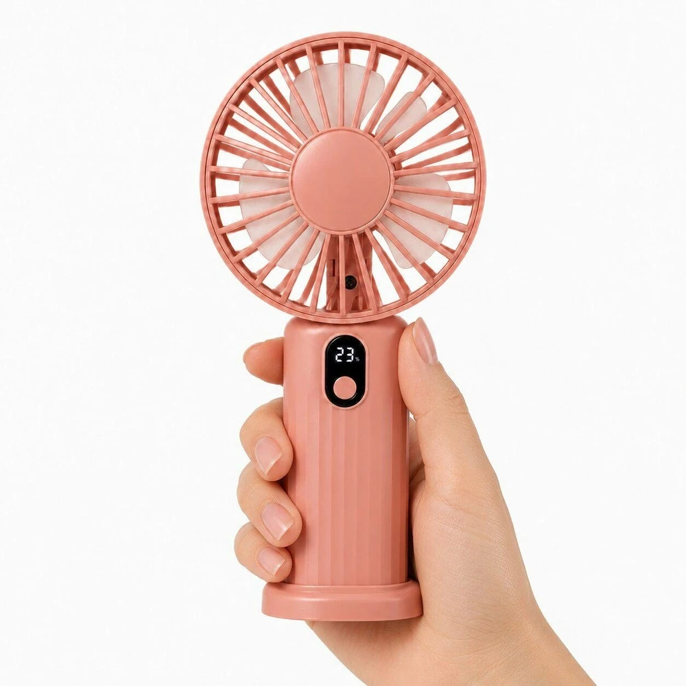 Ventiliatorius ATL DA669 Mini wiatrak usb rankinis biurkowy mėlyna