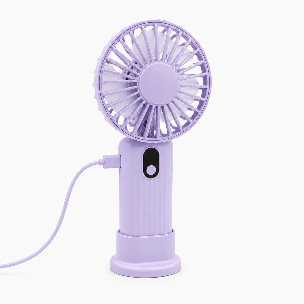 Ventiliatorius ATL DA669A Mini wiatrak usb rankinis biurkowy juoda