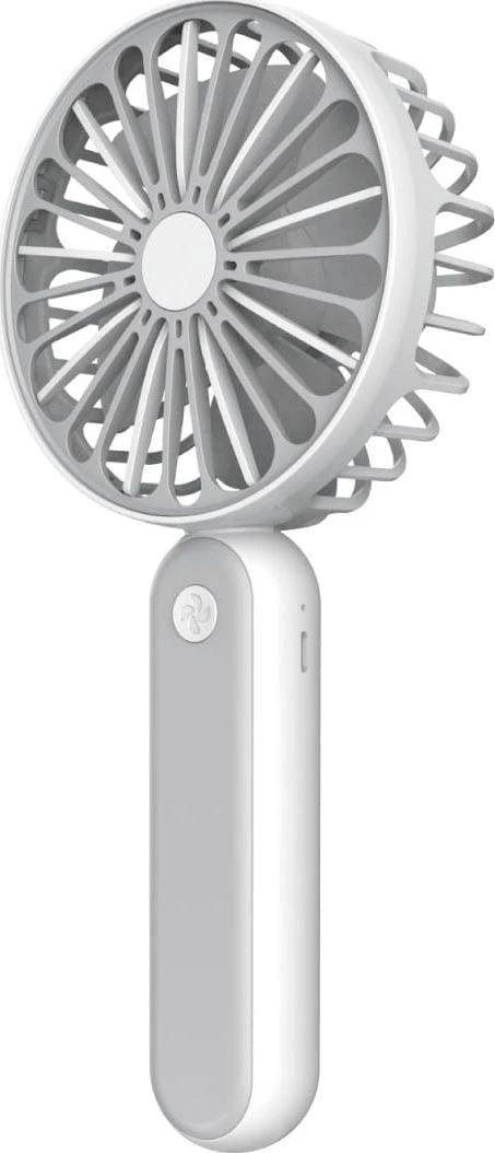 Ventiliatorius Platinet rechargeable fan 1200mAh, baltas/pilkas (45246)