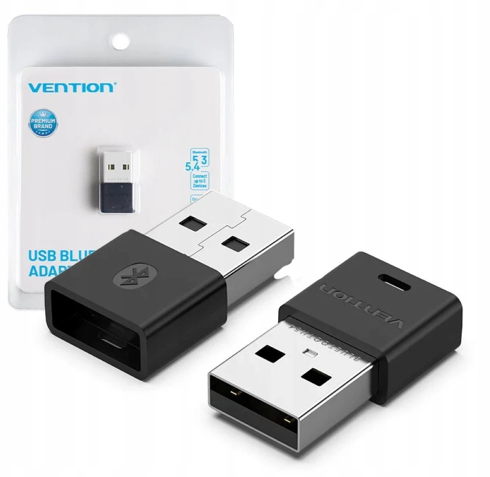 Vention USB Bluetooth 5.4 adapterių pora su pakuote
