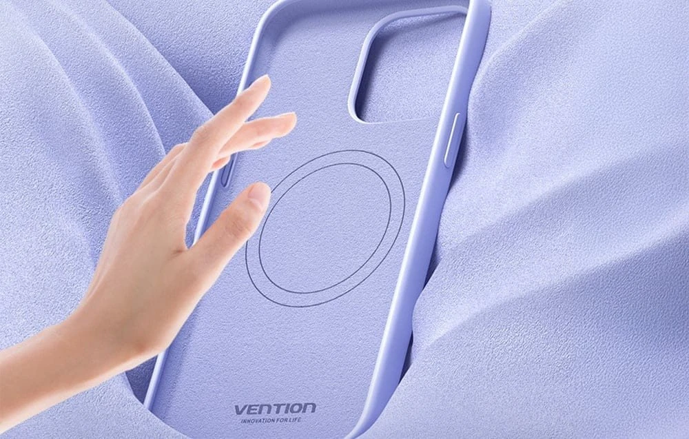 Vention KUFB0-40 silikoninis dėklas, skirtas iPhone 15 Pro Max (juodas)