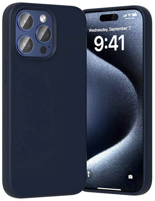 Vention KUFL0-30 silikoninis dėklas, skirtas iPhone 15 Pro (mėlynas)