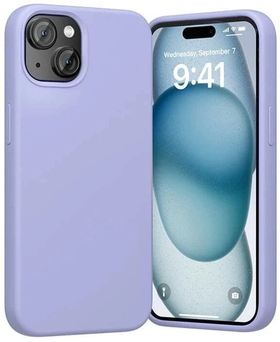 Vention KUFV0-20 silikoninis dėklas, skirtas iPhone 15 Plus (violetinė)
