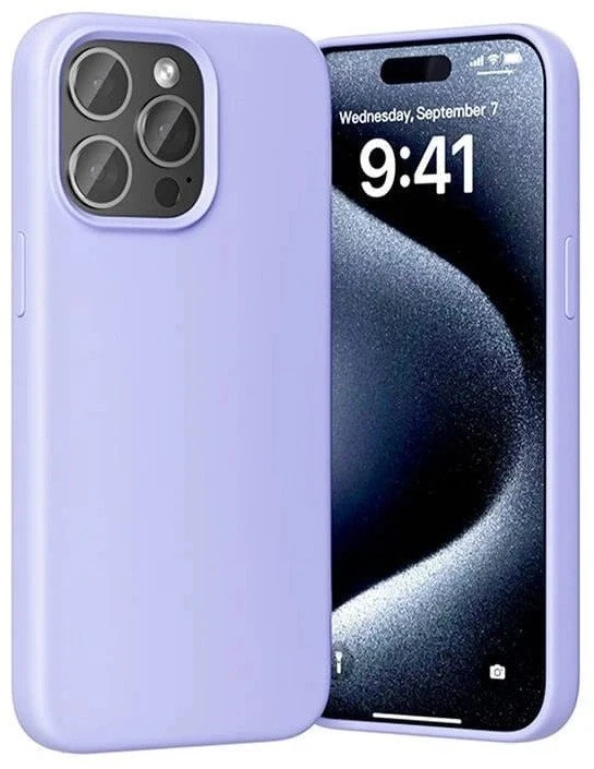 Vention KUFV0-40 silikoninis dėklas, skirtas iPhone 15 Pro Max (violetinė)