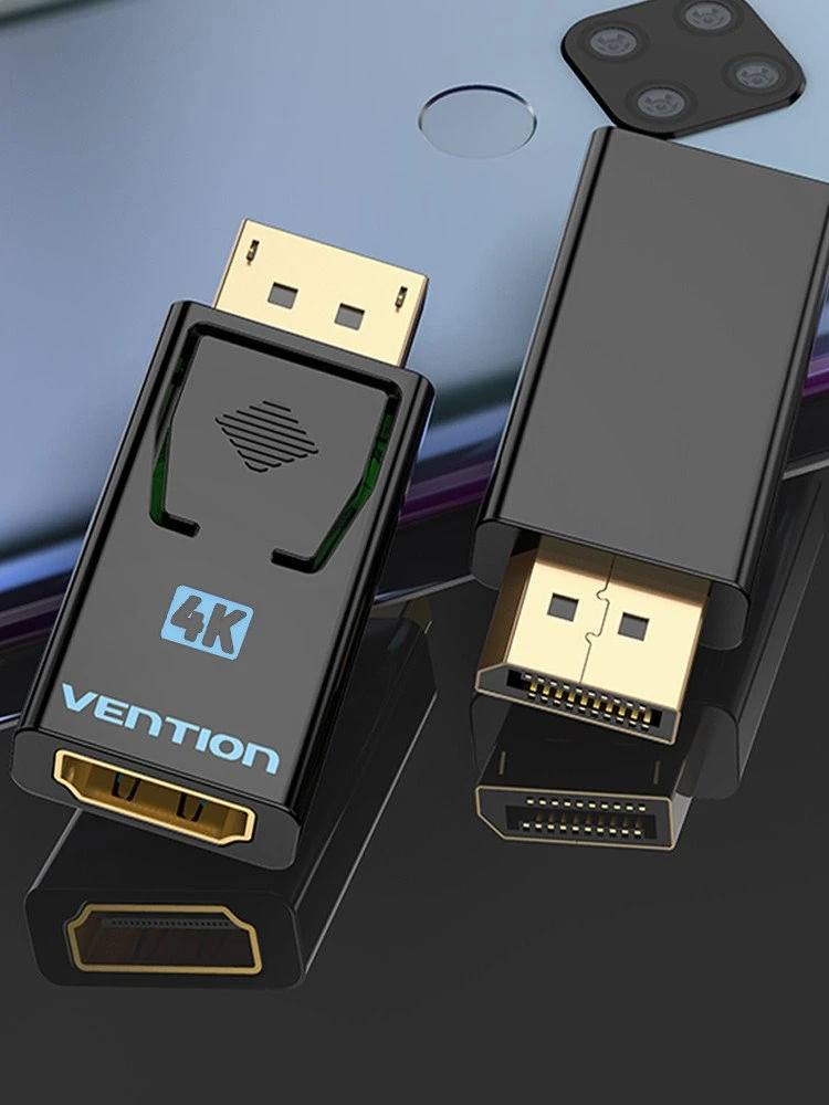 Adapteris AV Vention Vention HBMB0 zmieniacz płci / kabli DP HDMI Juodas