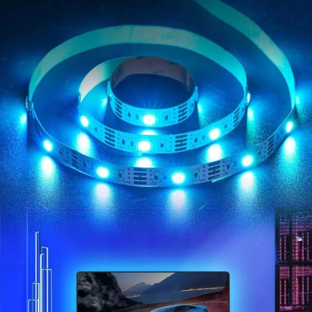 Vention RGB FPC LED juosta su nuotolinio valdymo pultu, 5V, 5m
