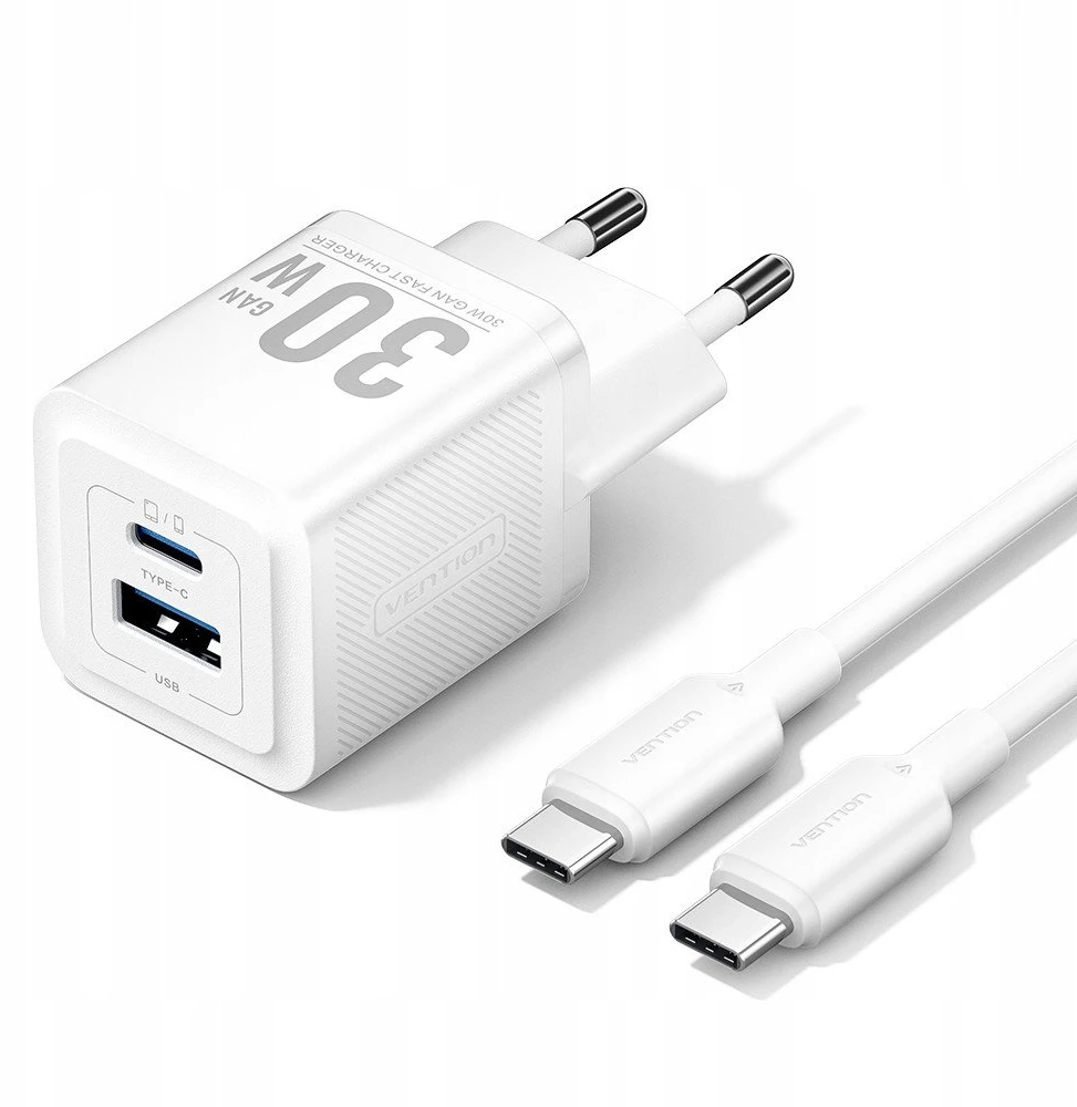 Įkroviklis Vention TZ-FEQW0-EU ścienna su kablem 30 W (TZ-FEQW0-EU-01)