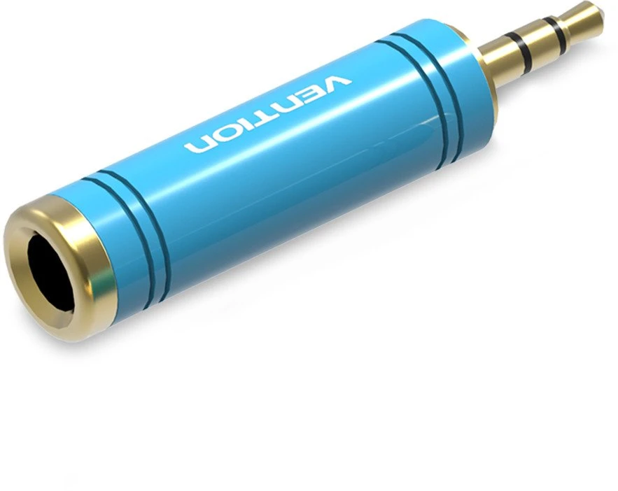 Vention 3.5mm į 6.5mm mėlynas audio adapteris