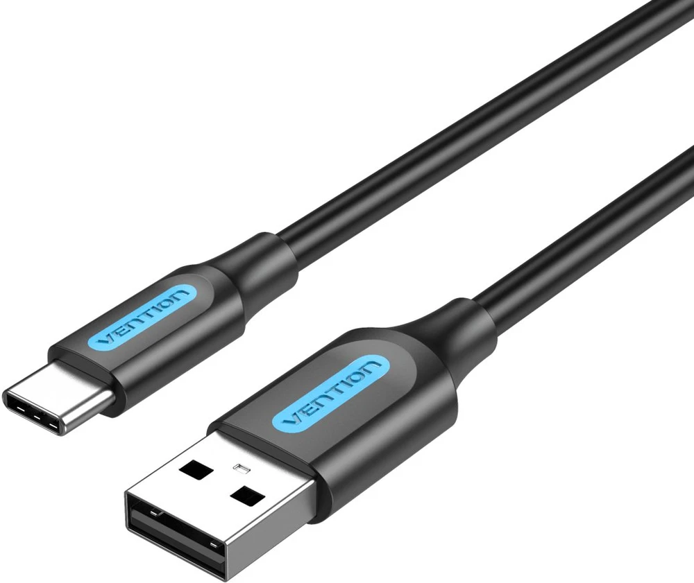 USB 2.0 A į USB-C 3A laidas 1.5 m Vention COKBG juodas
