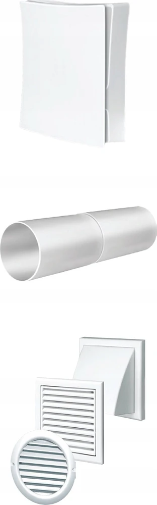 Vents Oro tiekimo difuzorius su vidine reguliavimo grotelėmis ir kvadratinėmis grotelėmis PS 101WH