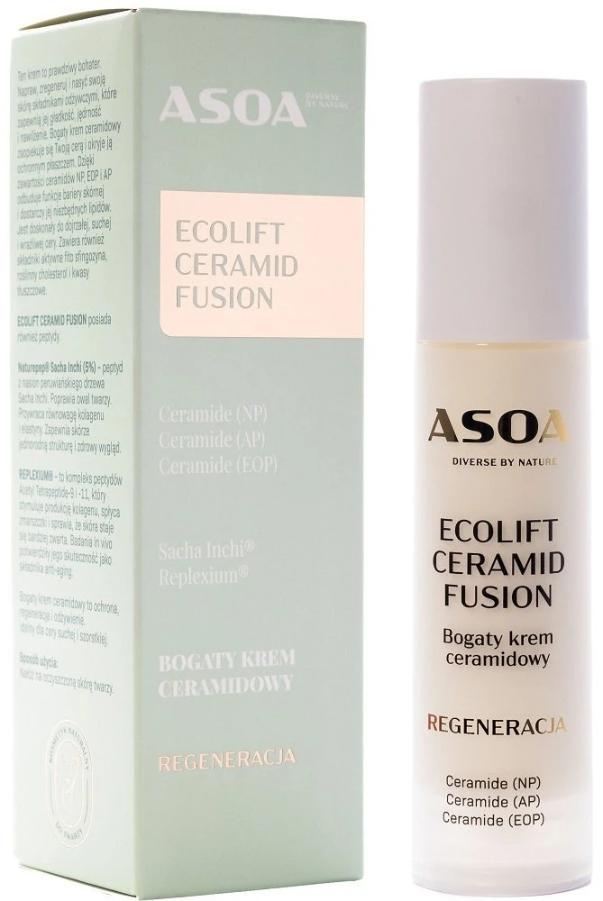 Veoli Botanica Asoa Ecolift Ceramid Fusion praturtintas keramidų kremas 50ml