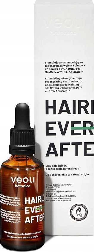 Veoli Botanica Hairly Ever After stimuliuojantis, stiprinantis ir regeneruojantis aliejinis losjonas galvos odai 50ml