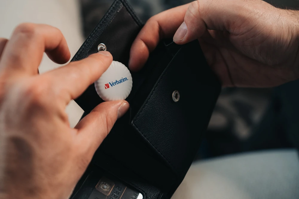 Verbatim My Finder Coin Bluetooth juoda balta - daiktų ieškiklis 2vnt MYFC-02BW 32134