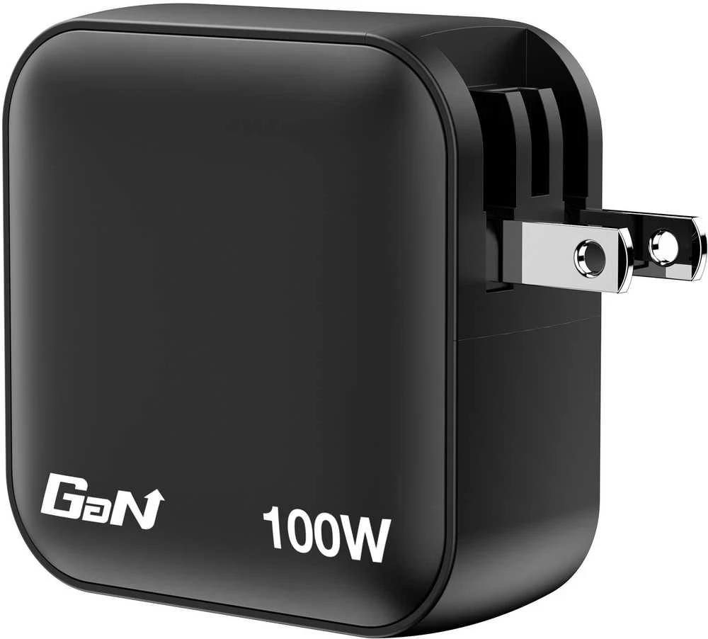 Wall Charger Verbatim Mini GaN 100W 3xUSB-C PD/1x USB-A QC juodas 32231
