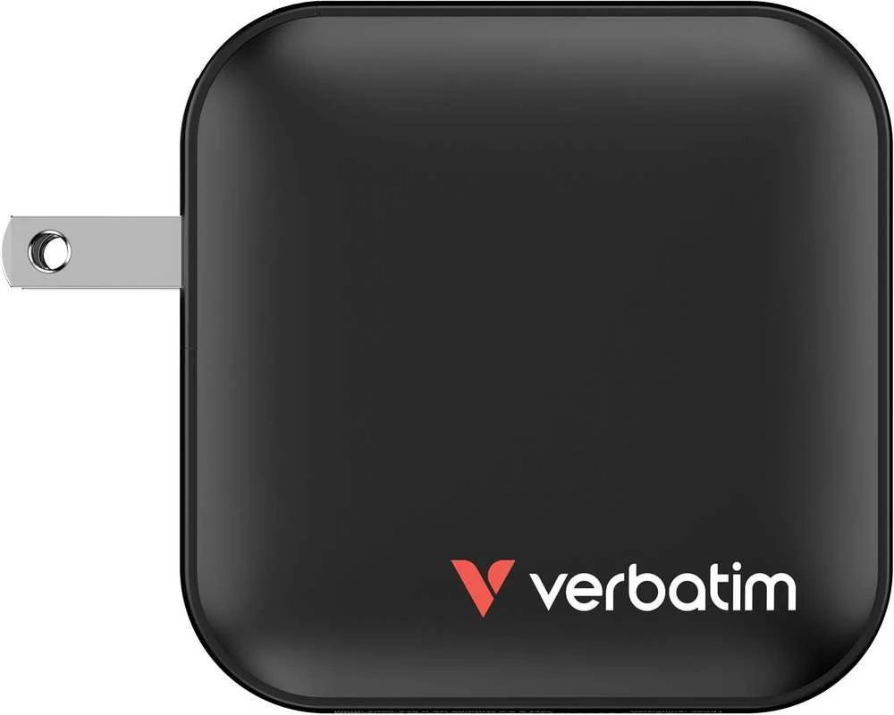 Wall Charger Verbatim Mini GaN 100W 3xUSB-C PD/1x USB-A QC juodas 32231