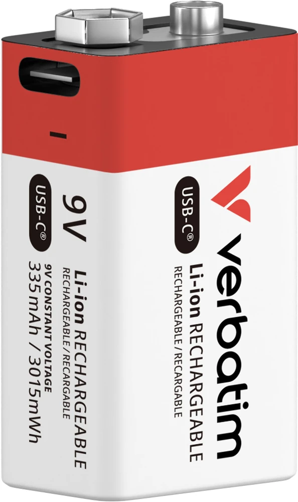 Įkraunama baterija 9V USB-C Verbatim 1 vnt. 30251
