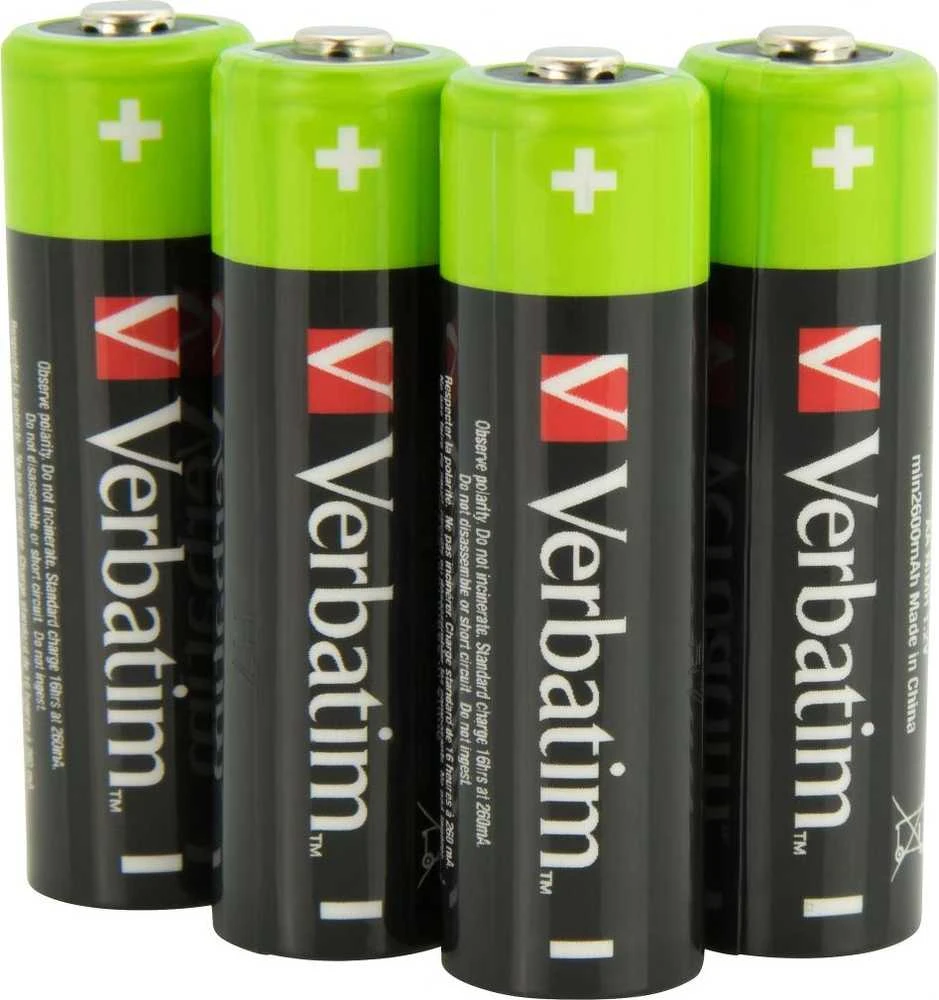 Verbatim Akumuliatorius AA/R6 2500mAh 4 st.