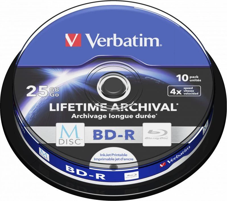 Verbatim M-Disc 4x BD-R 25 GB 10 vnt