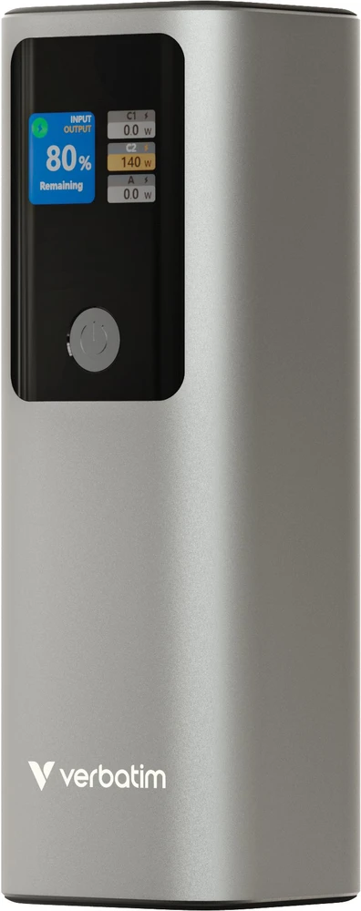 Powerbank Verbatim Charge �n� Go 27000 mAh Pilka (Charge �n� Go Power Bank)