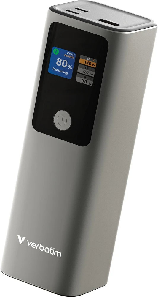 Powerbank Verbatim Charge �n� Go 27000 mAh Pilka (Charge �n� Go Power Bank)
