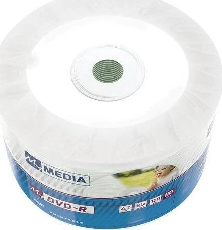 VERBATIM MyMedia DVD-R 16x 4,7 GB spausdinamas 50 pakuotės įpakavimas
