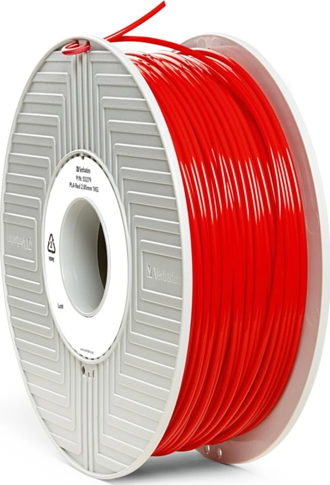 Verbatim 3D Spausdintuvas Filament PLA 2,85 mm 1kg raudona