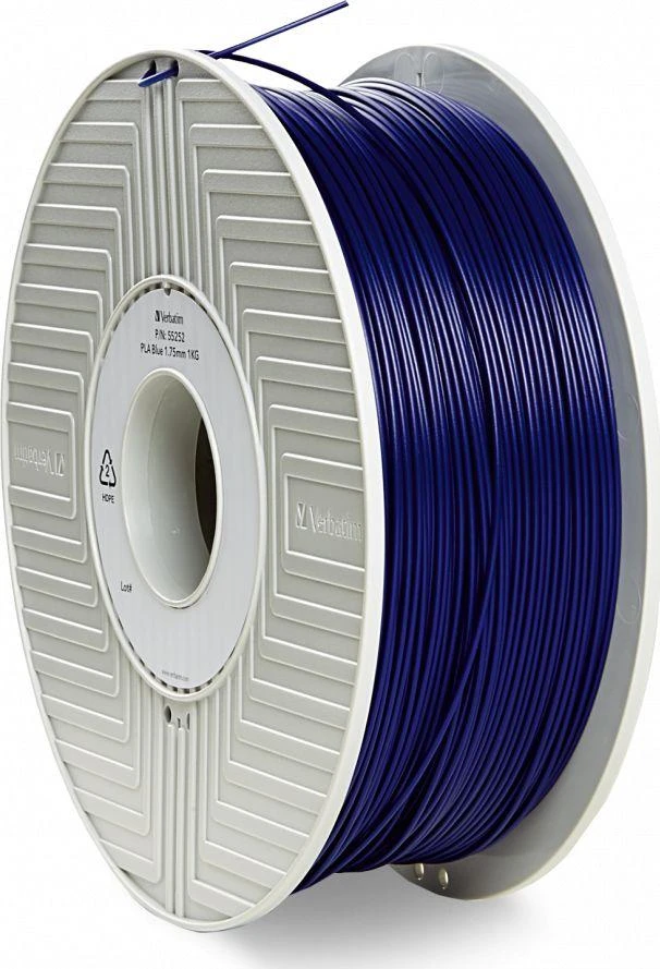 Verbatim 55322 eksploatacinė medžiaga 3D spausdintuvams Polilatinė rūgštis (PLA) Mėlyna 1kg